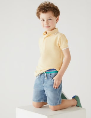 

Boys M&S Collection Cotton Rich Denim Shorts (2-8 Yrs) - Light Denim, Light Denim