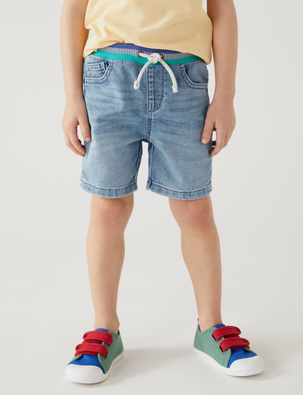 Cotton Rich Denim Shorts (2-8 Yrs) image 3