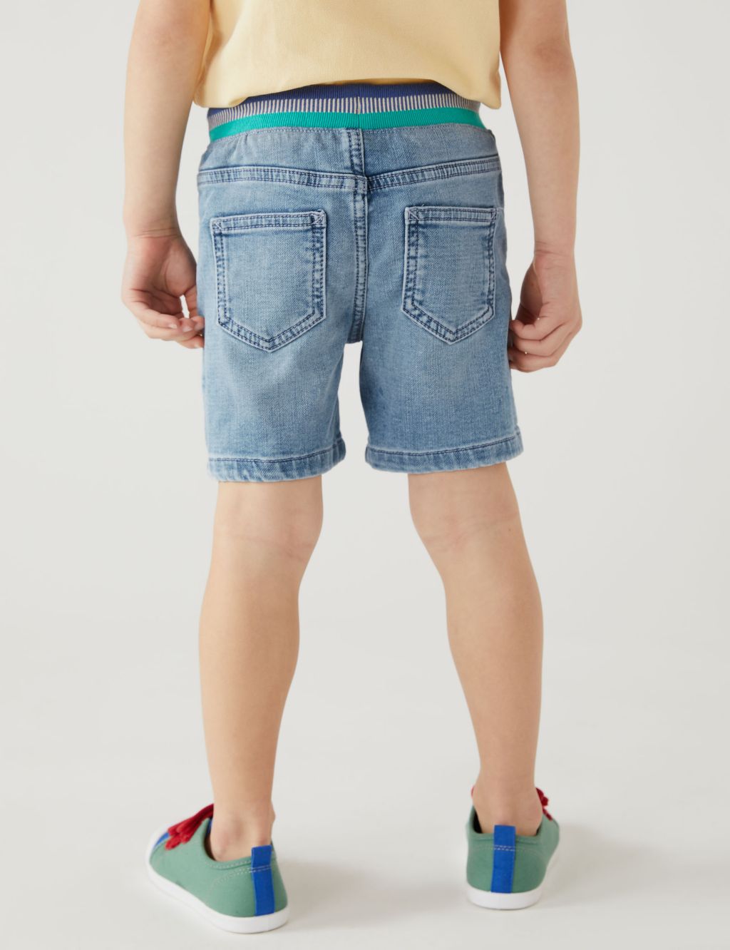 Cotton Rich Denim Shorts (2-8 Yrs) image 4