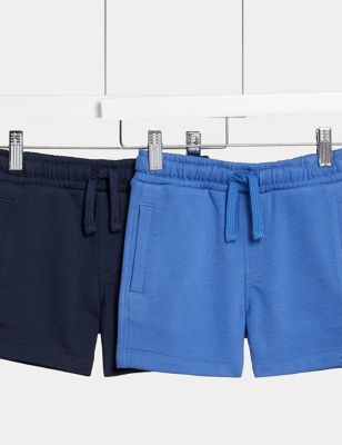 2pk Cotton Rich Shorts (2-8 Yrs) - NZ