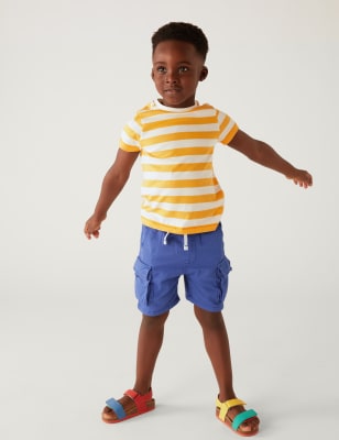 

M&S Collection Shorts aus reiner Baumwolle (2-8 Jahre) - Indigo, Indigo