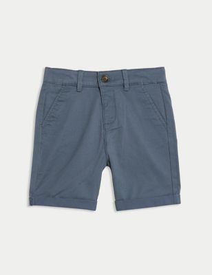 

Boys M&S Collection Cotton Rich Chino Shorts (2-8 Yrs) - Air Force Blue, Air Force Blue