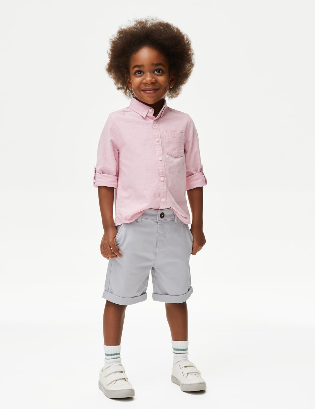 Baby boy grey shorts discount