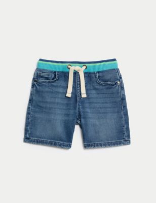 Denim Elasticated Waist Shorts (2-8 Yrs)