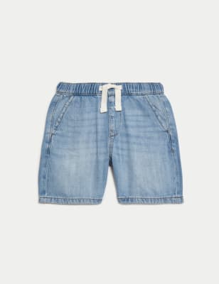 Denim Elasticated Waist Shorts (2-8 Yrs)