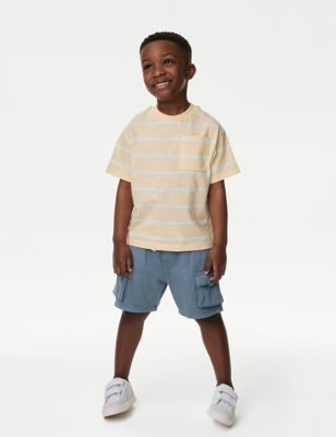 Pure Cotton Cargo Shorts (2-8 Yrs) - VN