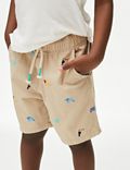纯棉刺绣短裤（2-8 岁）
