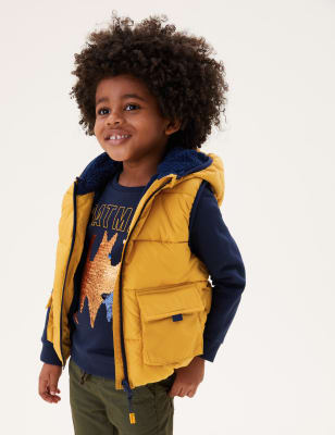 Boys 2025 yellow gilet