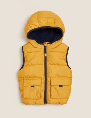 Boys yellow outlet gilet