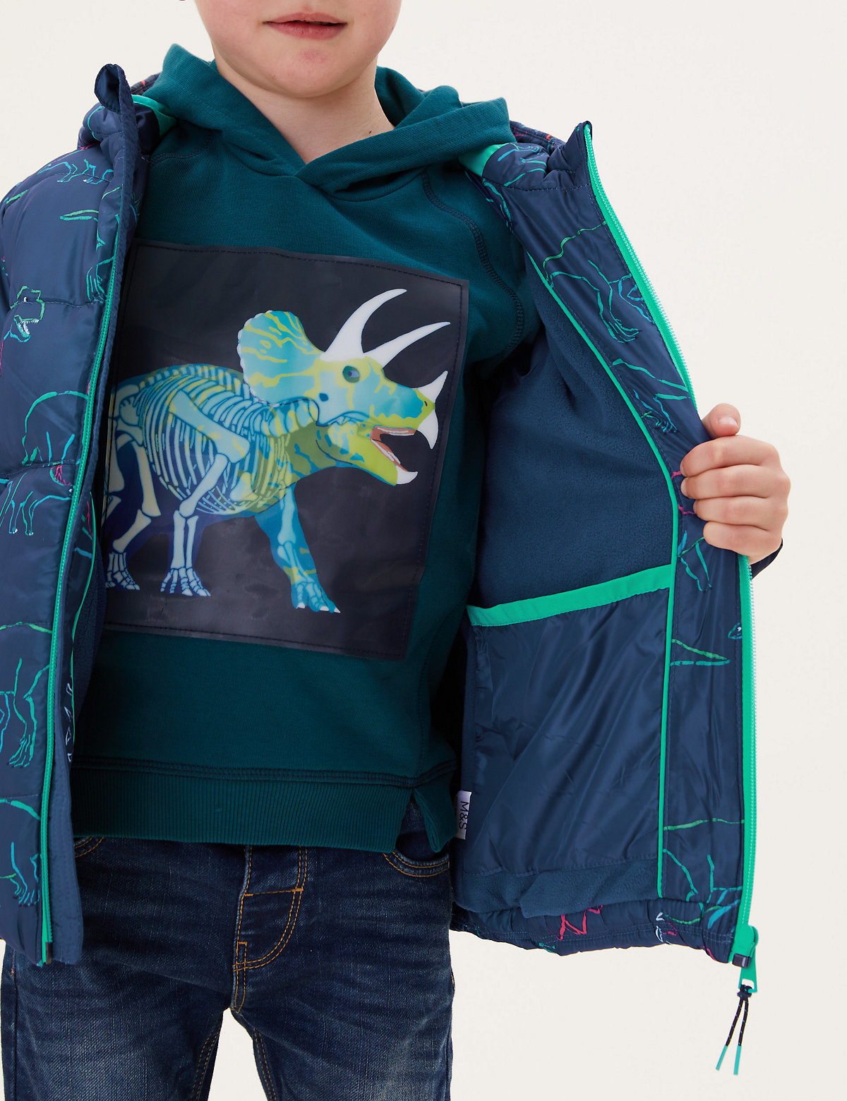 Stormwear™ Dinosaur Padded Coat (2-7 Yrs)