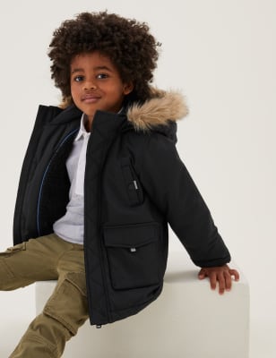 

Boys M&S Collection Stormwear™ Padded Parka (2-7 Yrs) - Black, Black