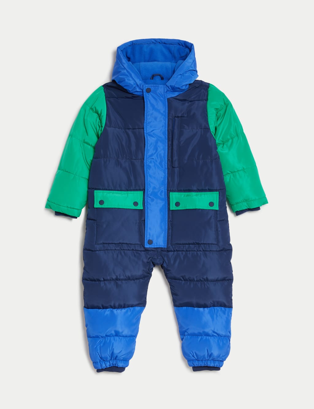 Stormwear™ Padded Colour Block Snowsuit (2-8 Yrs) image 2