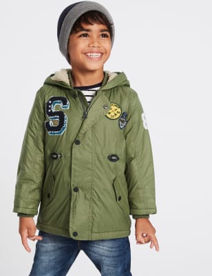 Boys Coats - Boys Parka, Padded Gilet & Leather Jackets | M&S