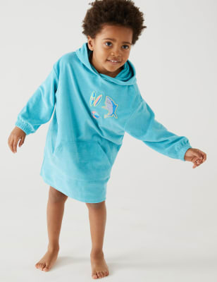 

M&S Collection Poncho aus Frottee mit hohem Baumwollanteil (2-7 J.) - Turquoise, Turquoise