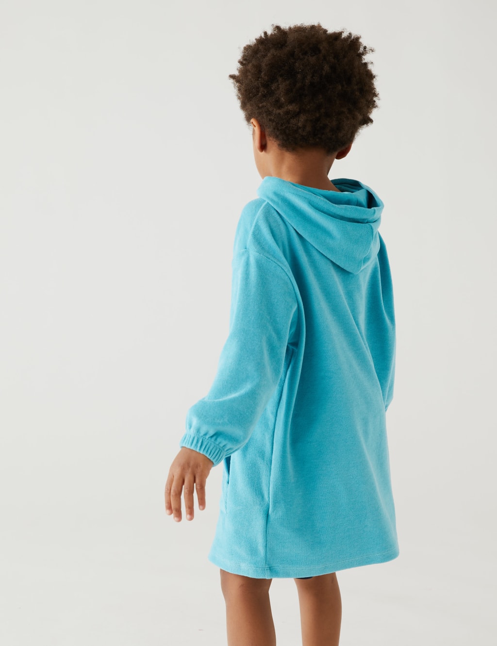 Cotton Rich Towelling Poncho (2-7 Yrs) image 3