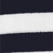 Cotton Rich Striped Towelling Poncho (2-8 Yrs) - navymix