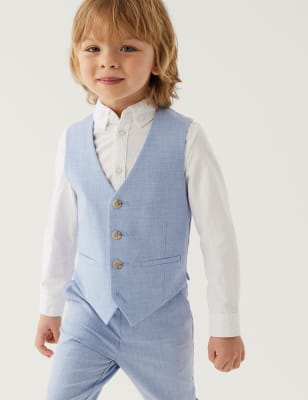 

M&S Collection Mini Me - Chaleco de traje (2-8 años) - Blue, Blue