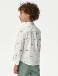Pure Cotton Embroidered Shirt (2-8 Yrs)