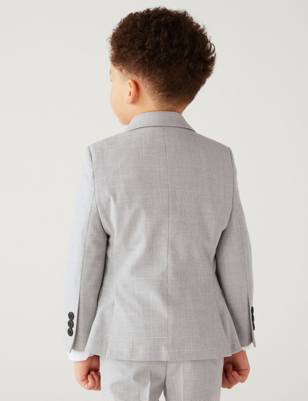 Checked Suit Jacket (2-8 Yrs) image 4