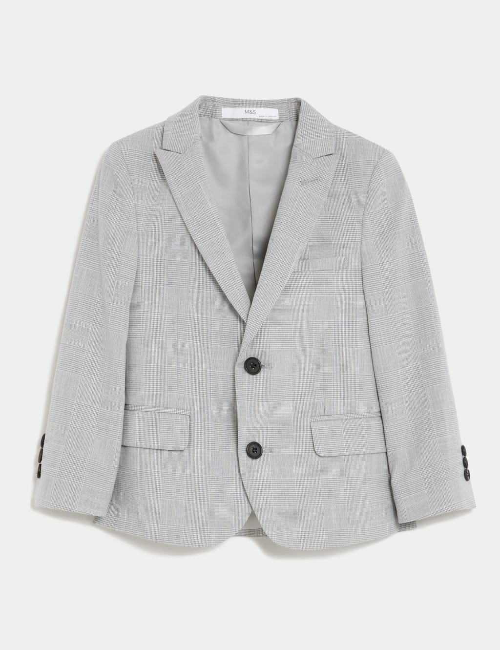 Checked Suit Jacket (2-8 Yrs) image 2