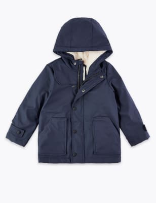 Manteau style p&ecirc;cheur avec doublure imitation peau de mouton (du 3&nbsp;mois au 7&nbsp;ans)