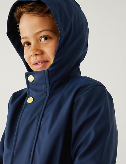 M&S Collection Stormwear™ Fisherman Coat (2-7 Yrs) - 3-4 Y - Navy, Navy