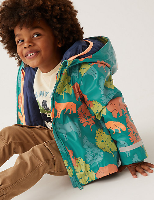 Marks And Spencer Boys M&S Collection Stormwear 3-in-1 Raincoat (2-7 Yrs) - Multi, Multi