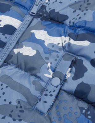 

Boys M&S Collection Stormwear™ Camouflage Padded Raincoat (2-7 Yrs) - Blue Mix, Blue Mix