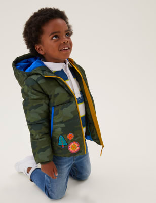 

Boys M&S Collection Stormwear™ Camouflage Padded Coat (2-7 Yrs) - Multi, Multi