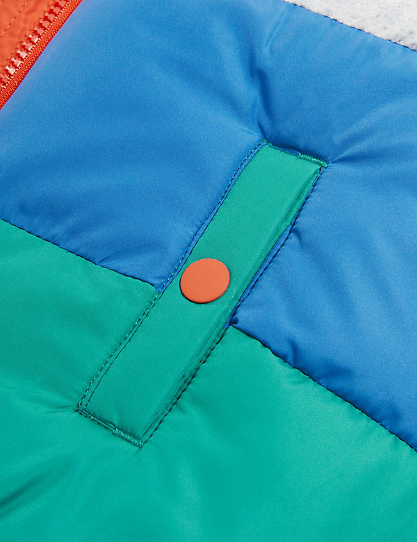 Stormwear™ Colour Block Padded Raincoat (2-7 Yrs)