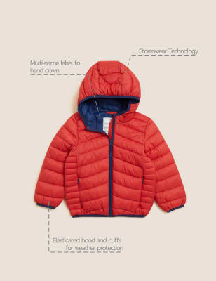 

Boys M&S Collection Stormwear™ Lightweight Padded Jacket (2-7 Yrs) - Red, Red