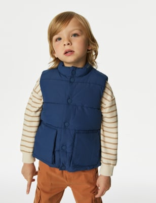 

Boys,Unisex,Girls M&S Collection Stormwear™ Padded Gilet (2 - 8 Yrs) - Navy, Navy