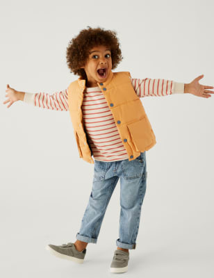 

Boys,Unisex,Girls M&S Collection Stormwear™ Padded Gilet (2 - 8 Yrs) - Faded Orange, Faded Orange