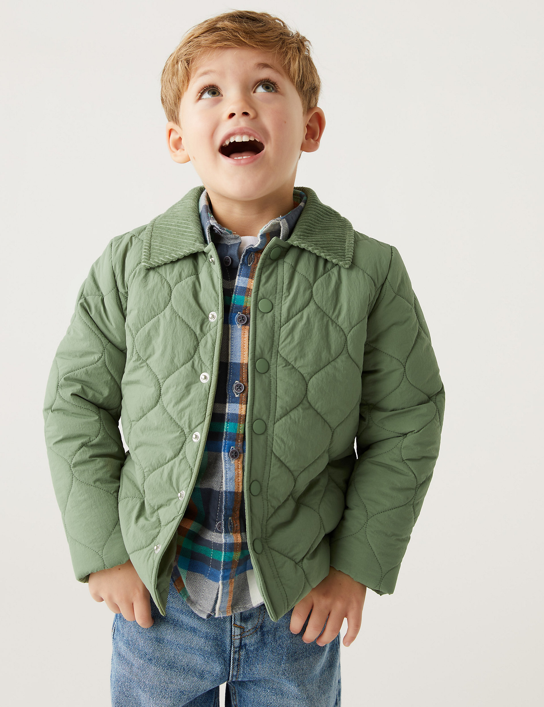 Quilted Fleece Lined Jacket (2-8 Yrs)