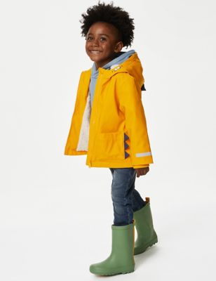 

Boys,Unisex,Girls M&S Collection Stormwear™ Hooded Dinosaur Fisherman Coat (2-8 Yrs) - Yellow, Yellow