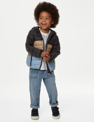 

Boys,Unisex,Girls M&S Collection Stormwear™ Lightweight Padded Jacket (2-8 Yrs) - Charcoal Mix, Charcoal Mix