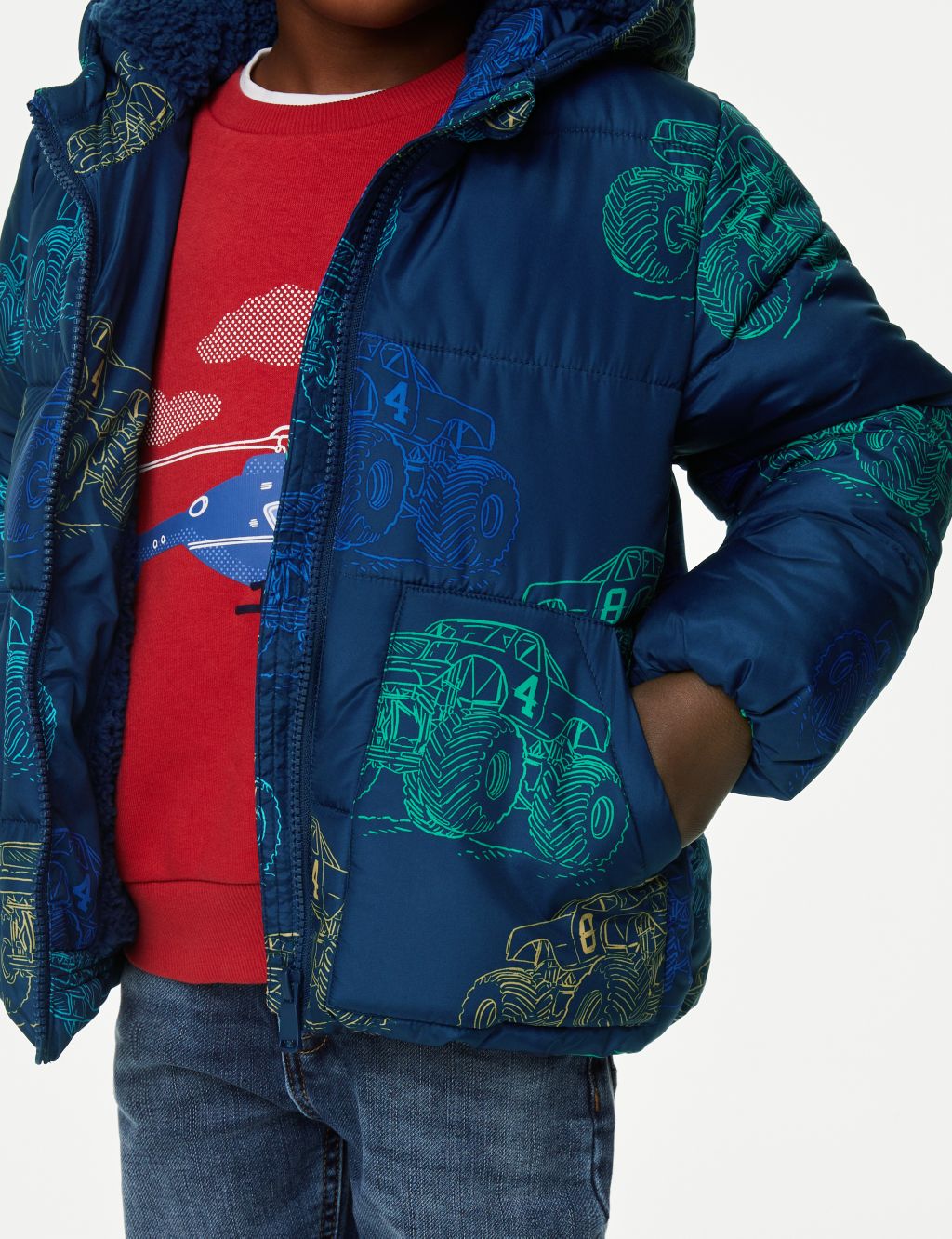 Stormwear™ Printed Padded Coat (2-8 Yrs) image 4
