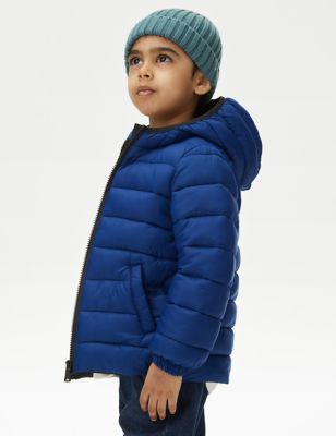 

Boys,Unisex,Girls M&S Collection Stormwear™ Lightweight Puffer Jacket (2-8 Yrs) - Indigo, Indigo