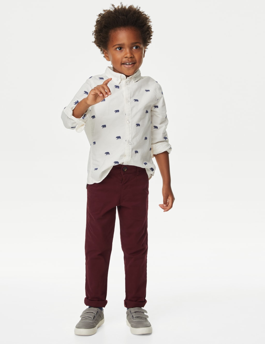 Cotton Rich Chinos (2-8 Yrs) image 1