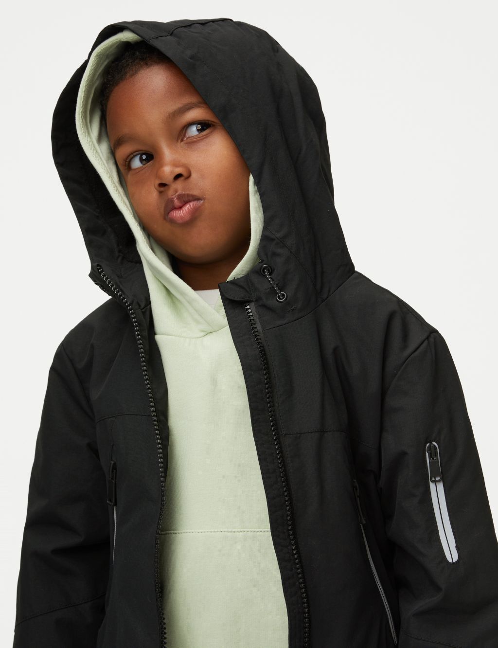 Stormwear™ Fleece Lined Hooded Jacket (2-8 Yrs)