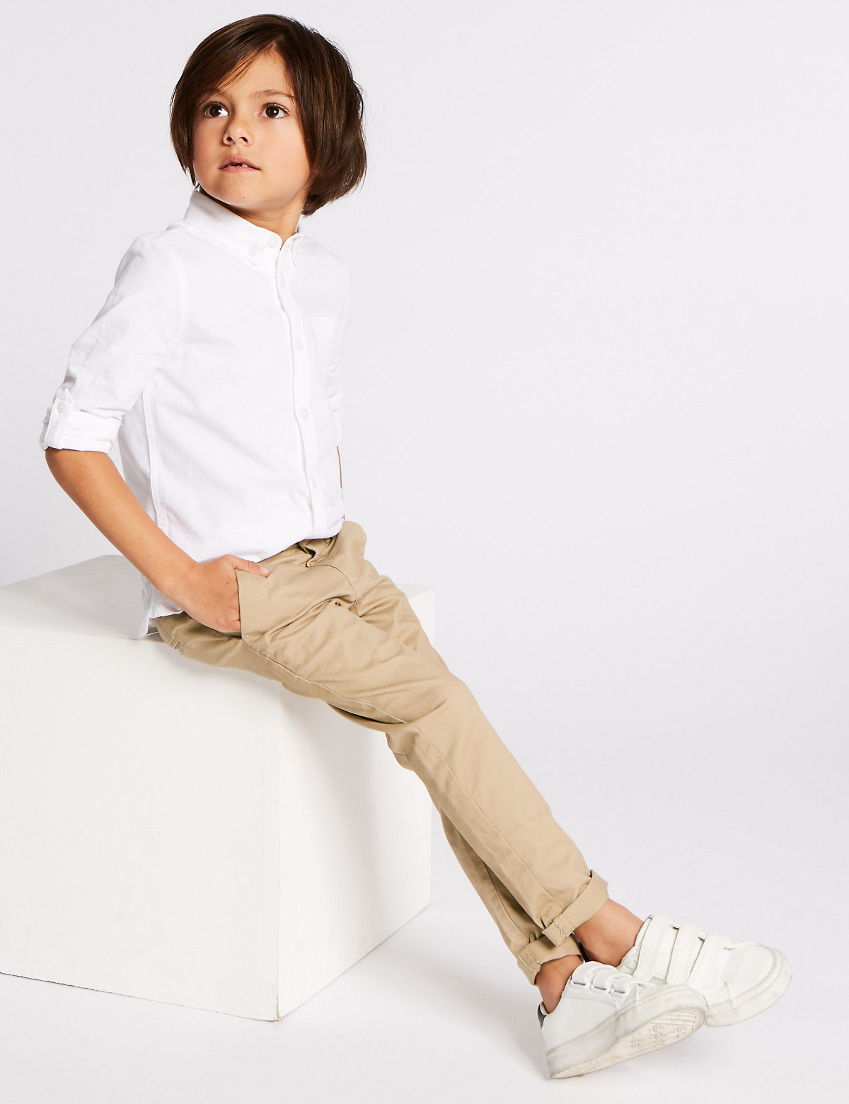 Cotton Chinos with Stretch (3 Mths - 7 Yrs)