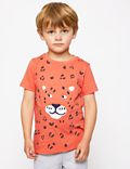 Pure Cotton Leopard T-Shirt (2-7 Years)