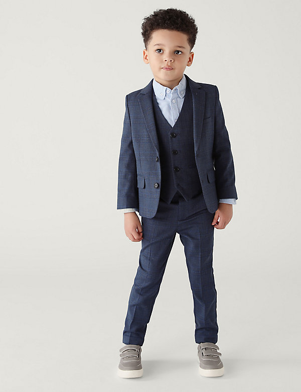 Checked Suit Trousers (2-8 Yrs) - JE