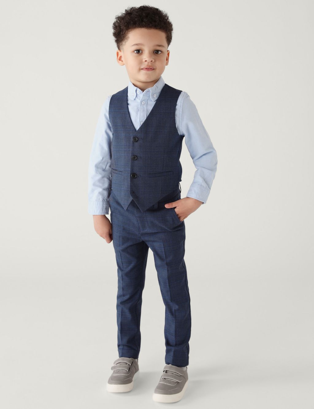 Checked Suit Trousers (2-8 Yrs) image 4