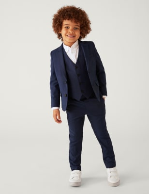 

Boys M&S Collection Suit Trousers (2-8 Yrs) - Indigo, Indigo