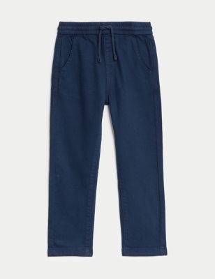 Cotton Rich Relaxed Fit Trousers (2-8 Yrs)