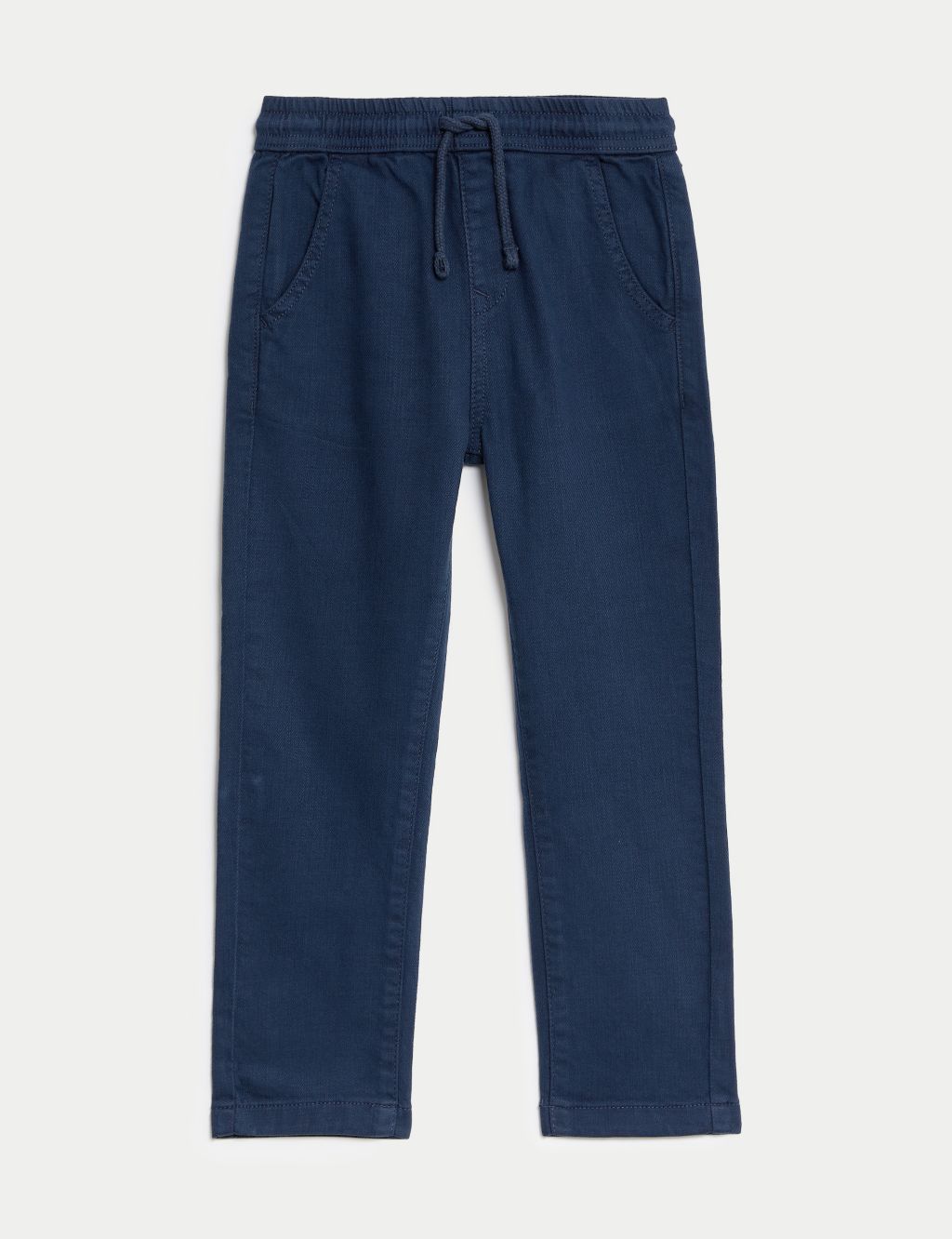 Cotton Rich Relaxed Fit Trousers (2-8 Yrs) image 2