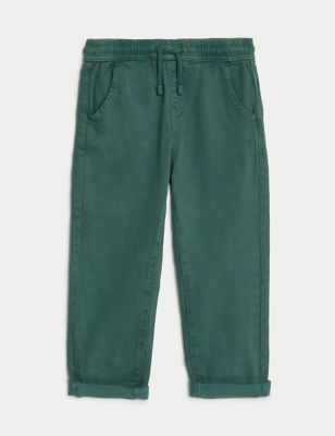 Cotton Rich Relaxed Fit Trousers (2-8 Yrs)