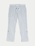 Pure Cotton Striped Trousers (2–8 Yrs)