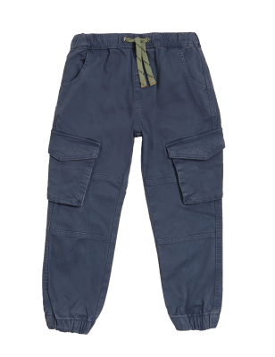 

M&S Collection Cargohose mit hohem Baumwollanteil (2-7 J.) - Air Force Blue, Air Force Blue